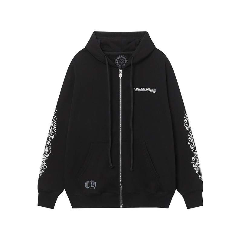 Chrome Hearts クロムハーツ ジップアップ パーカー メンズ・レディース ストリート カジュアル