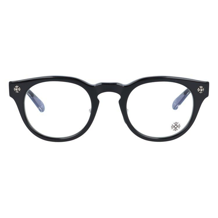 Chrome Heartsクロムハーツ メガネフレーム 伊達メガネ CHROME HEARTS DINGALONGLINGLONG BK 49サイズ ボストン ユニセックス メンズ レディース