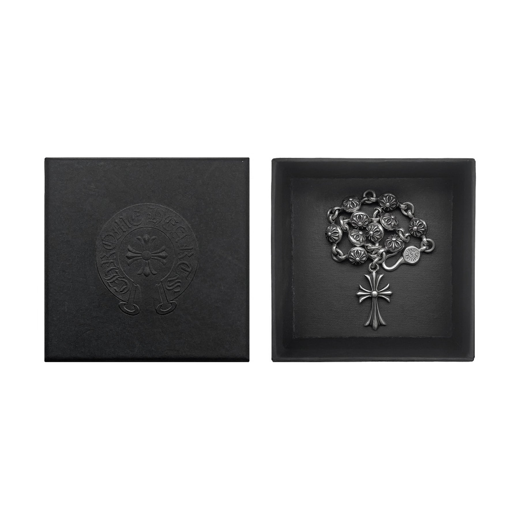 CHROME HEARTS シルバー クロス ボール タイニー E ブレスレット