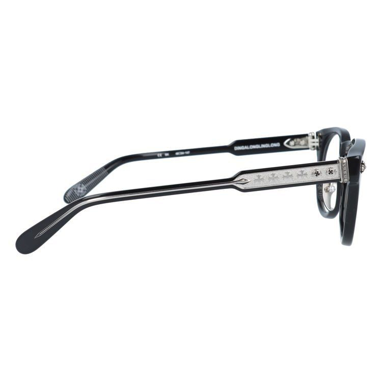 Chrome Heartsクロムハーツ メガネフレーム 伊達メガネ CHROME HEARTS DINGALONGLINGLONG BK 49サイズ ボストン ユニセックス メンズ レディース