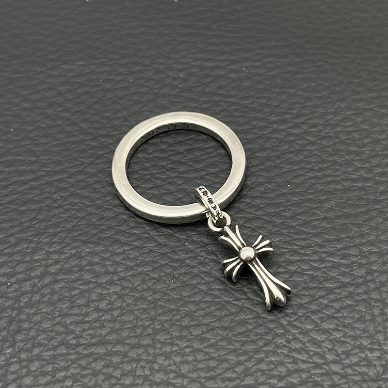 クロムハーツ クロス ペンダント リング 3mm マイナー ペアリング 定番モデル