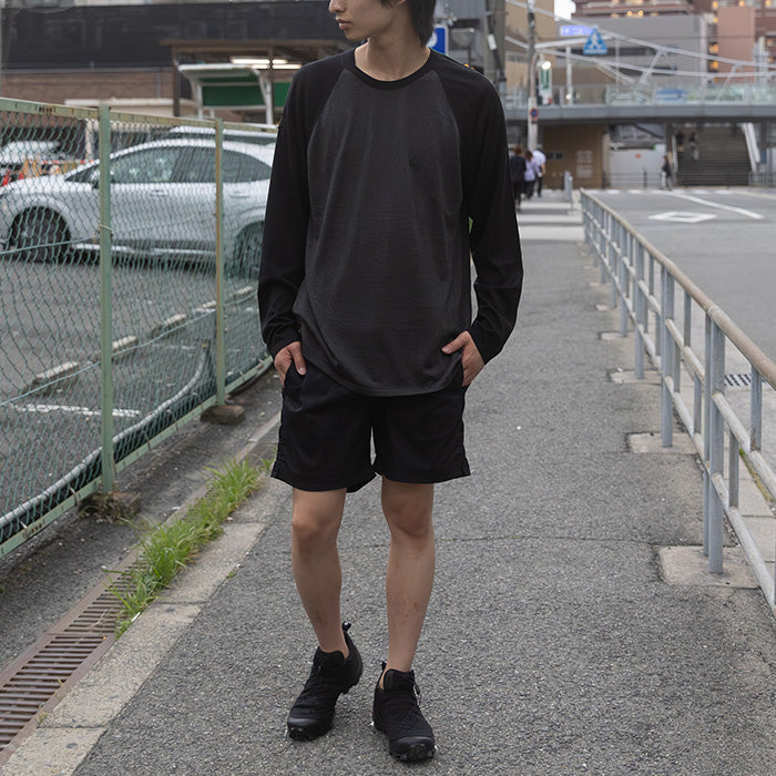 CHROME HEARTS / クロムハーツ 3 クロス パッチ CH ロゴ エンブロイダード ラグラン ロングスリーブ Tシャツ