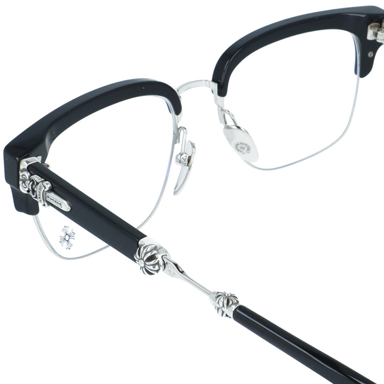 【Chrome Hearts】クロムハーツ メガネフレーム 伊達メガネ レギュラーフィット CHROME HEARTS VAGILANTE CLB 54サイズ CHプラス スクエア型 ユニセックス メンズ レディース