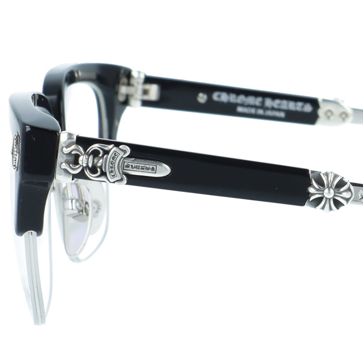 【Chrome Hearts】クロムハーツ メガネフレーム 伊達メガネ レギュラーフィット CHROME HEARTS VAGILANTE CLB 54サイズ CHプラス スクエア型 ユニセックス メンズ レディース