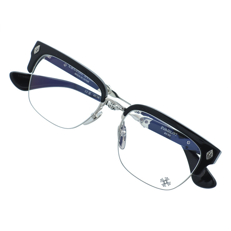 【Chrome Hearts】クロムハーツ メガネフレーム 伊達メガネ レギュラーフィット CHROME HEARTS VAGILANTE CLB 54サイズ CHプラス スクエア型 ユニセックス メンズ レディース