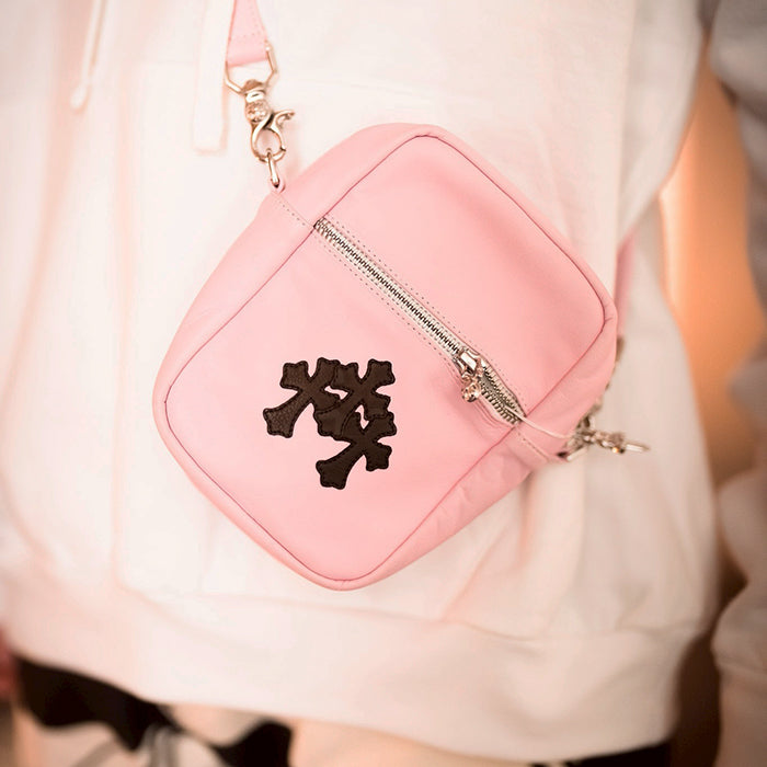 CHROME HEARTS / クロムハーツ 3 セメタリークロス ショルダー バッグ ピンク chtakaminipk