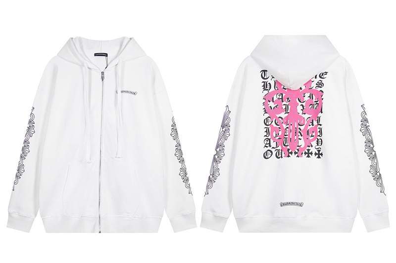 Chrome Hearts クロムハーツ ジップアップ パーカー メンズ・レディース ストリート カジュアル