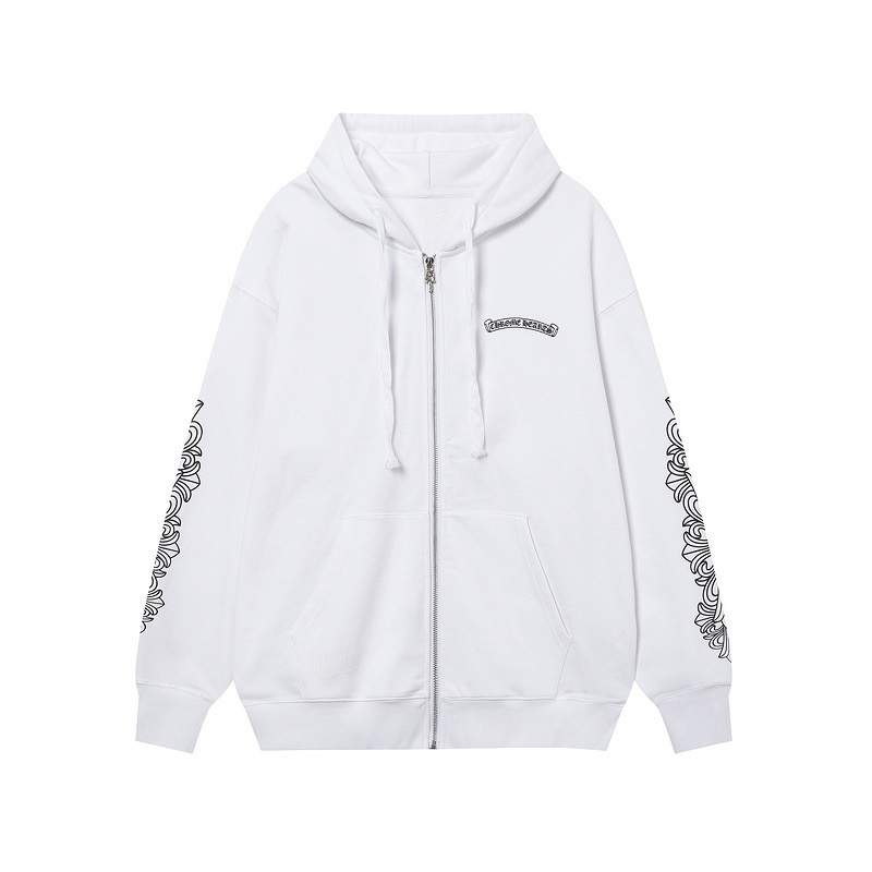 Chrome Hearts クロムハーツ ジップアップ パーカー メンズ・レディース ストリート カジュアル