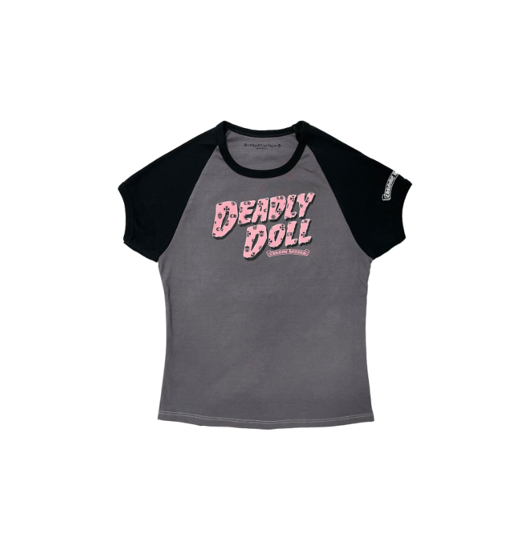 クロムハーツ デッドリードール ヴァインハート クロップド半袖Tシャツレディース