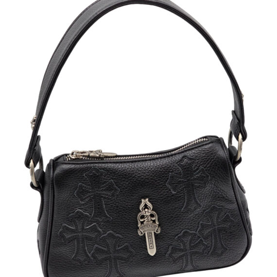 CHROME HEARTS クロムハーツ 風 ピュアレザー 腋下バッグ｜ショルダー＆斜め掛け 2WAY