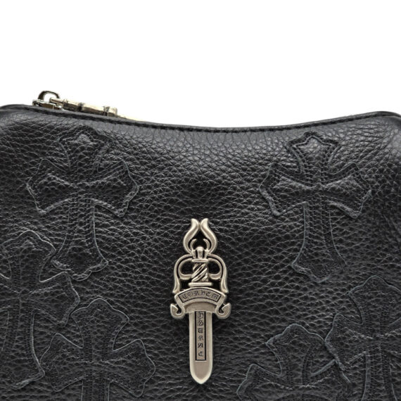 CHROME HEARTS クロムハーツ 風 ピュアレザー 腋下バッグ｜ショルダー＆斜め掛け 2WAY