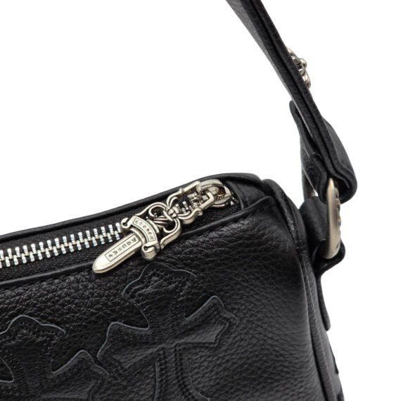 CHROME HEARTS クロムハーツ 風 ピュアレザー 腋下バッグ｜ショルダー＆斜め掛け 2WAY