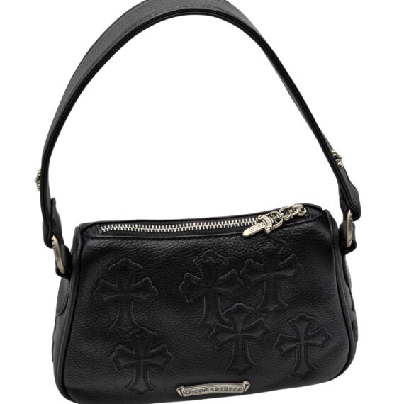 CHROME HEARTS クロムハーツ 風 ピュアレザー 腋下バッグ｜ショルダー＆斜め掛け 2WAY
