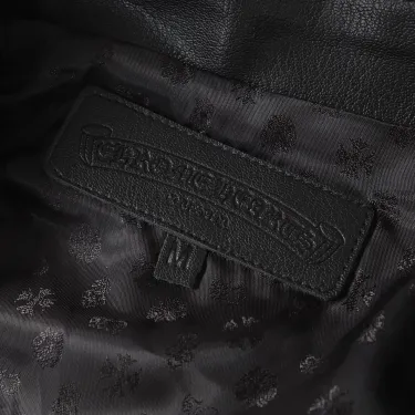 【Chrome Hearts】クロムハーツ憧れの逸着†フローラル レザージャケット