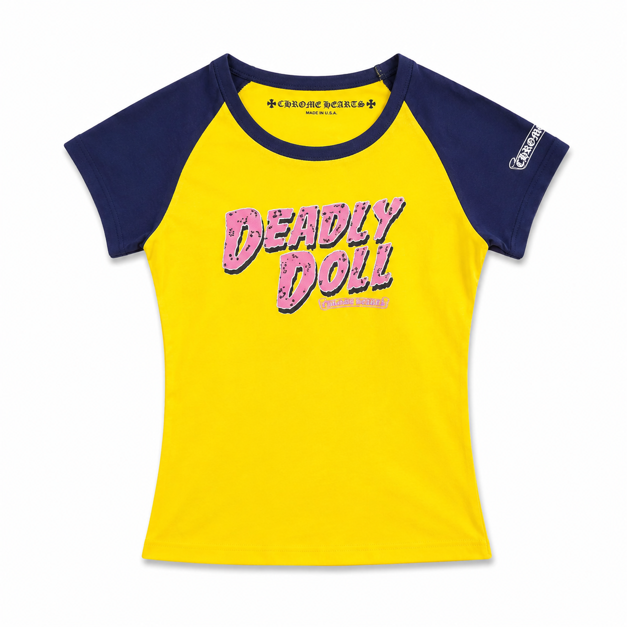 クロムハーツ デッドリードール ヴァインハート クロップド半袖Tシャツレディース