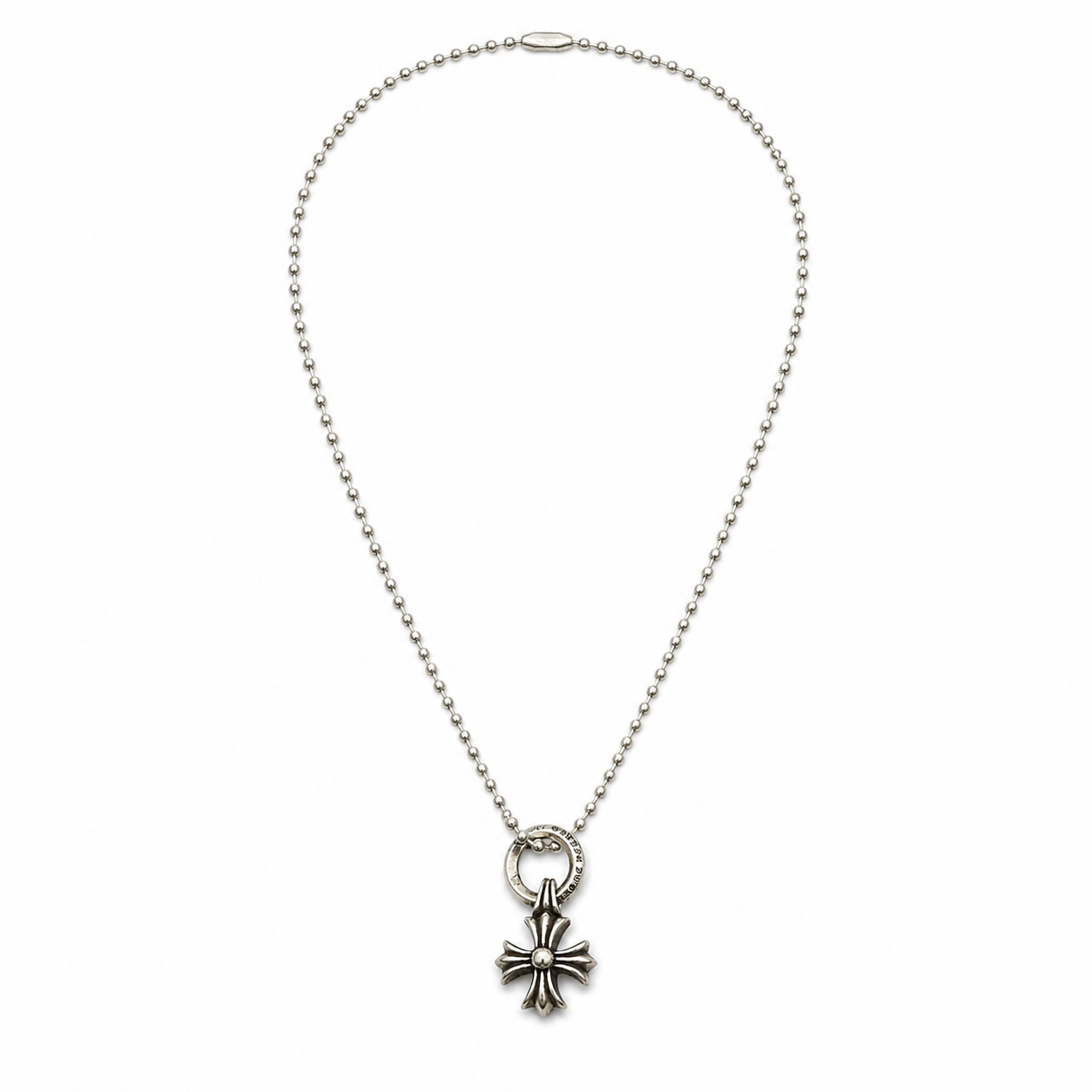 Chrome Hearts クロムハーツ サークルクロス ツインクロスネックレス