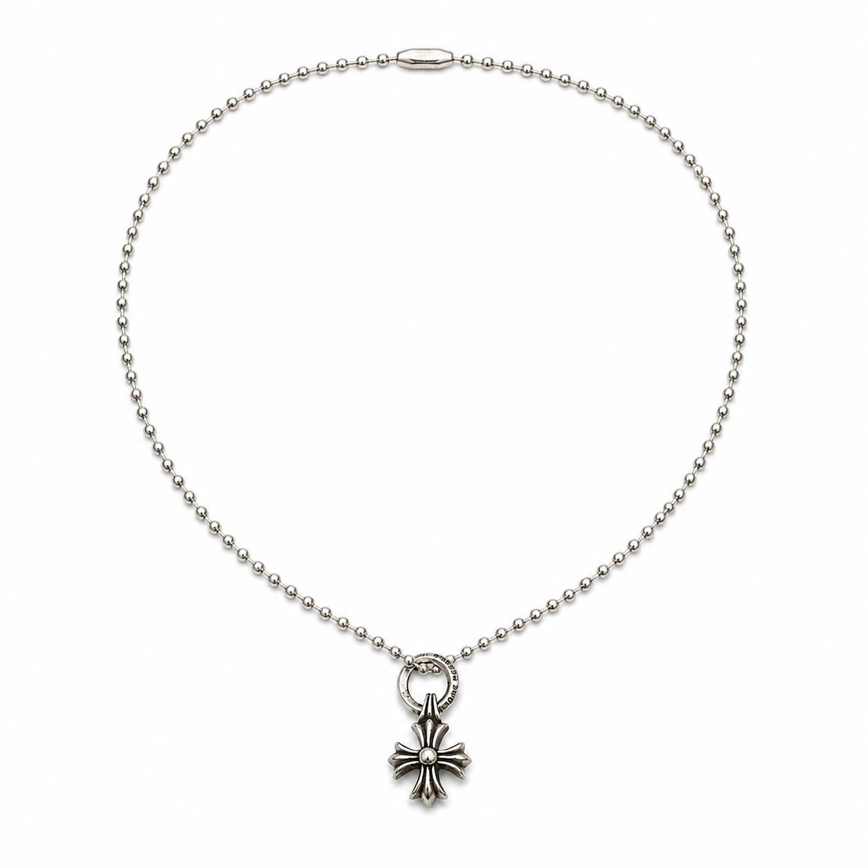 Chrome Hearts-クロムハーツ ラウンドサークルクロスネックレス