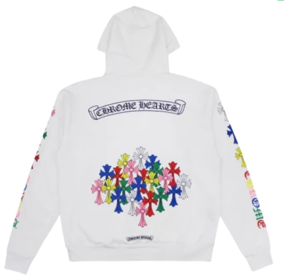 CHROME HEARTS クロムハーツフローラルクロスパーカー（ジップアップ