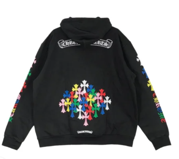 クロムハーツ　フローラルパーカー　Mサイズ CHROME HEARTS クロムハーツ フローラルクロスパーカー（ジップアップ