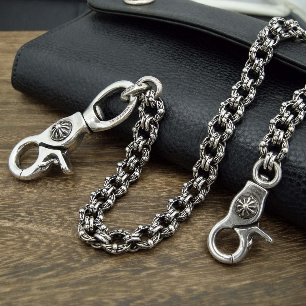 CHROME HEARTS クロムハーツ クロムハーツ ダブルBリングウォレット