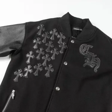 クロムハーツ スタジャン Chrome Hearts】クロムハーツ レターマン CHマルチレザーパッチ
