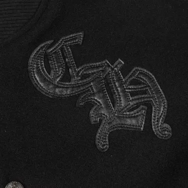 【Chrome Hearts】クロムハーツ レターマン CHマルチレザーパッチ　スタジャン