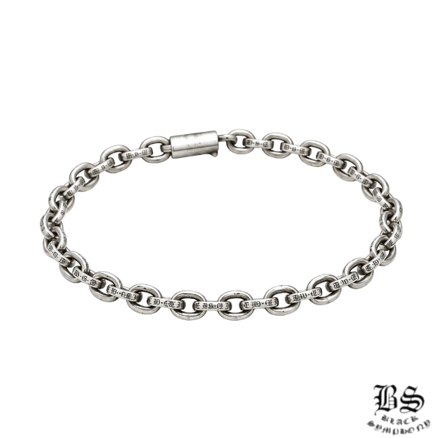CHROME HEARTS クロムハーツ ベビーIDフローラルクロスブレスレット チェーンブレス｜925シルバー