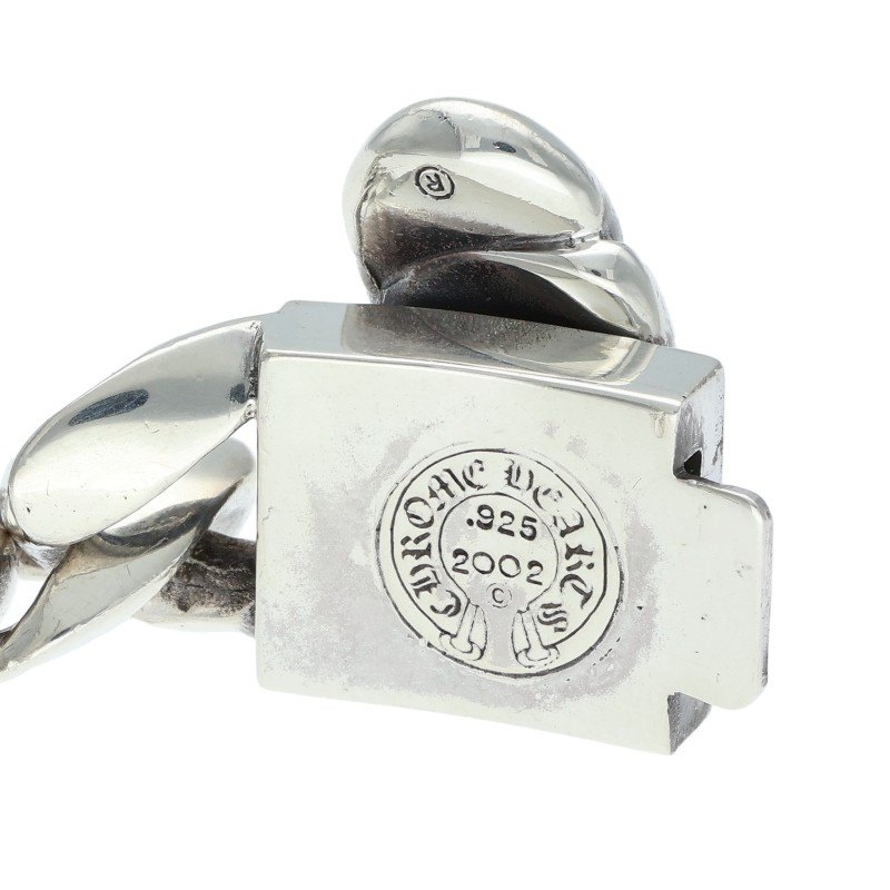 Chrome Hearts シルバーブレスレット ID BOX LIPSTONGUE リップアンドタンボックスID  