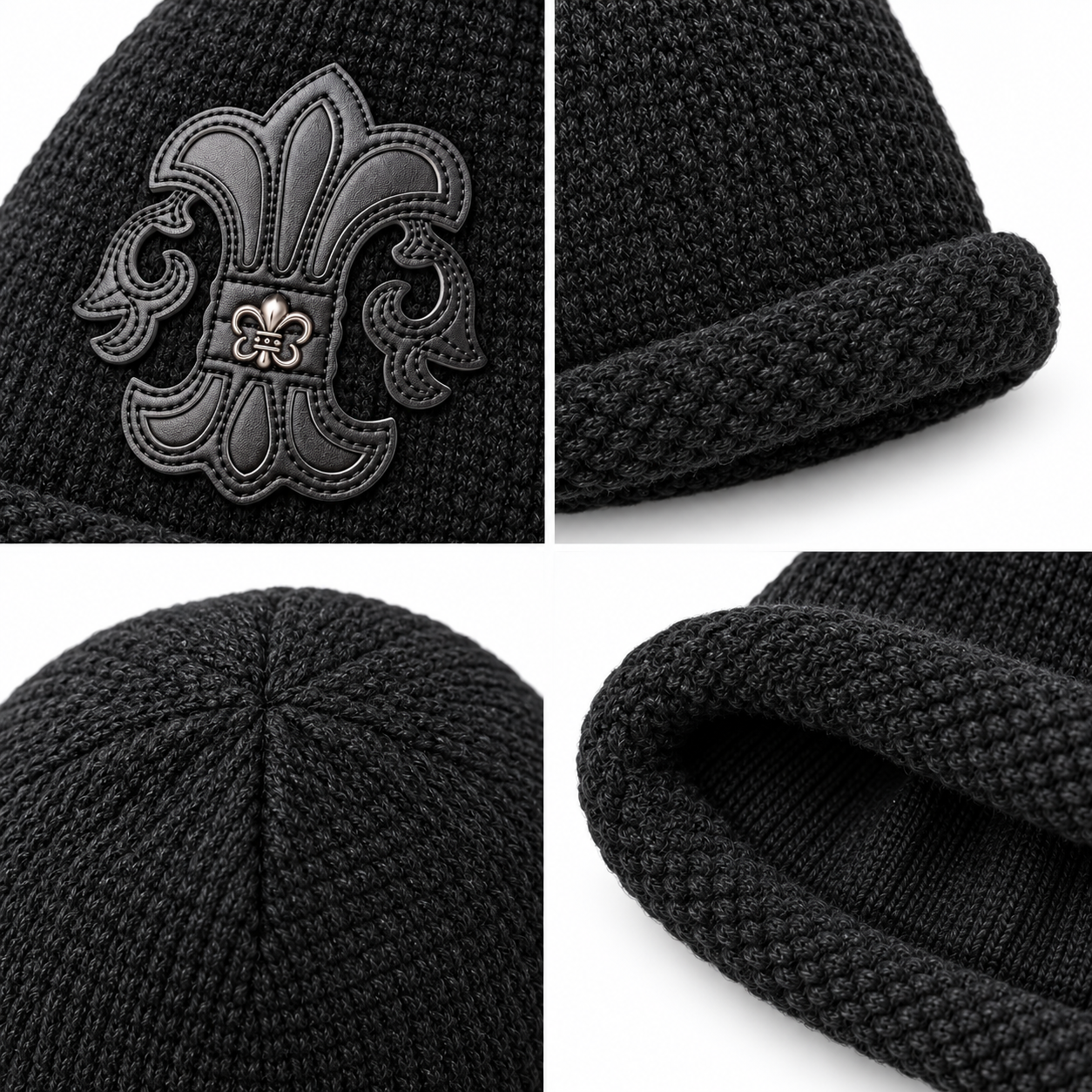 Chrome Hearts クロムハーツ ブラック  ニット帽