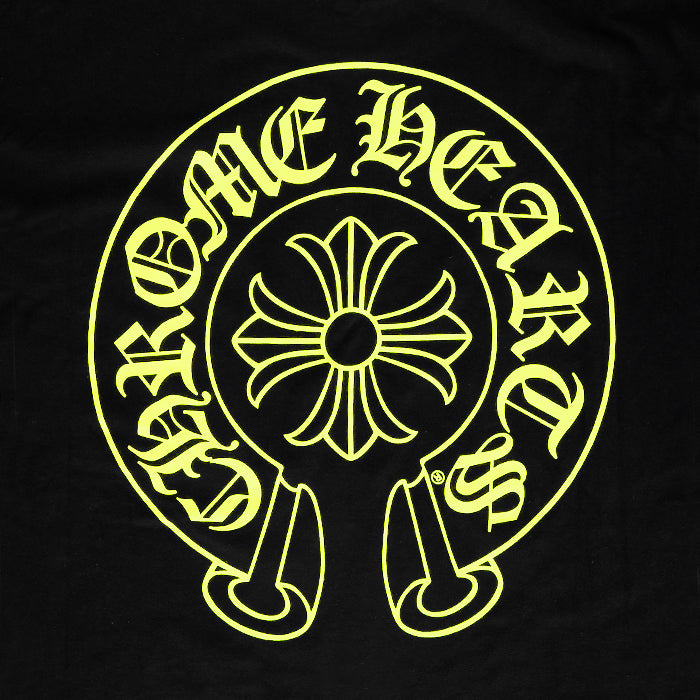 CHROME HEARTS / クロムハーツ ネオン イエロー シューホース Tシャツ 