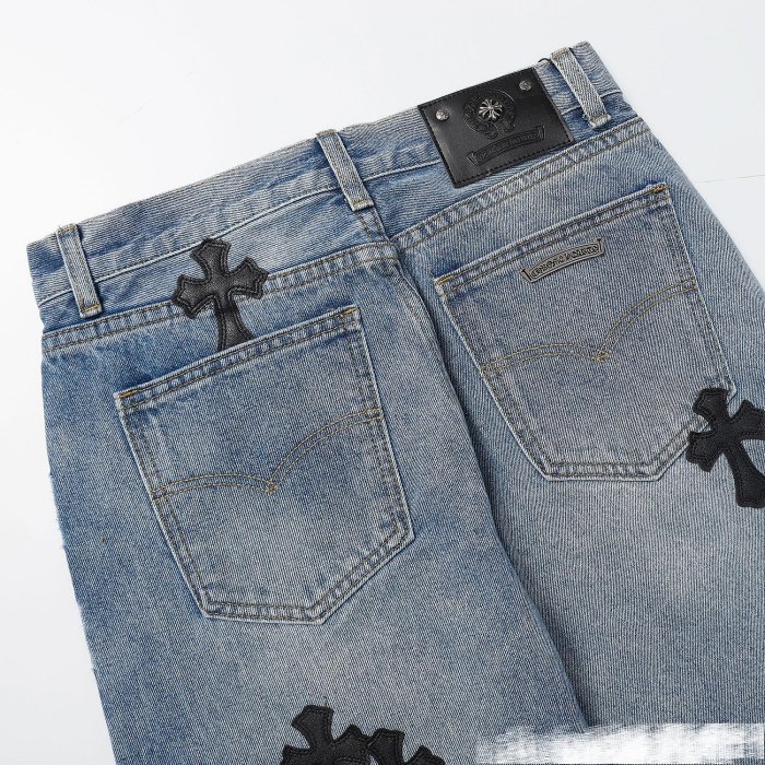 【Chrome Hearts】クロムハーツ 新作デニムショートパンツ 9920
