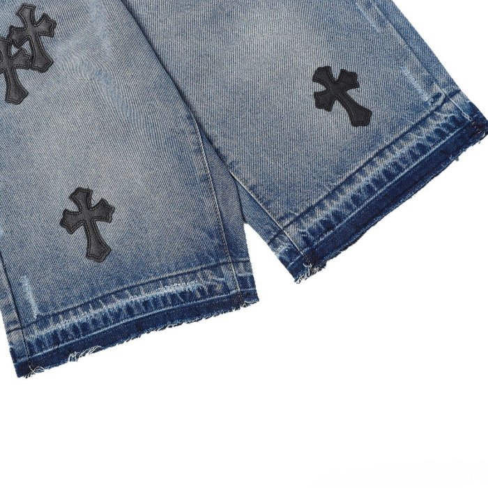 【Chrome Hearts】クロムハーツ 新作デニムショートパンツ 9920