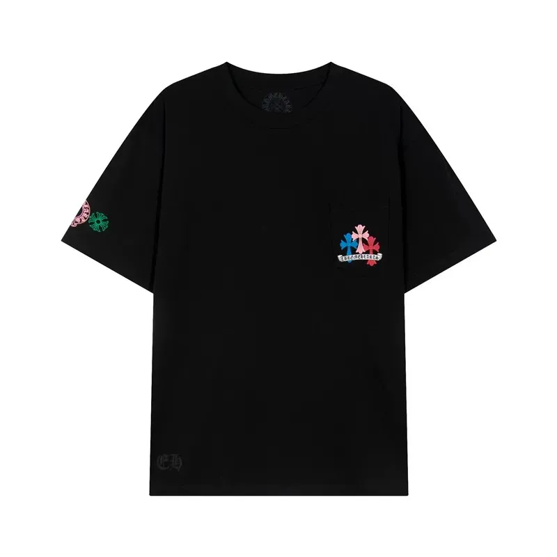 Chrome Hearts T-shirt, black & white, H0165 – クロムハーツ