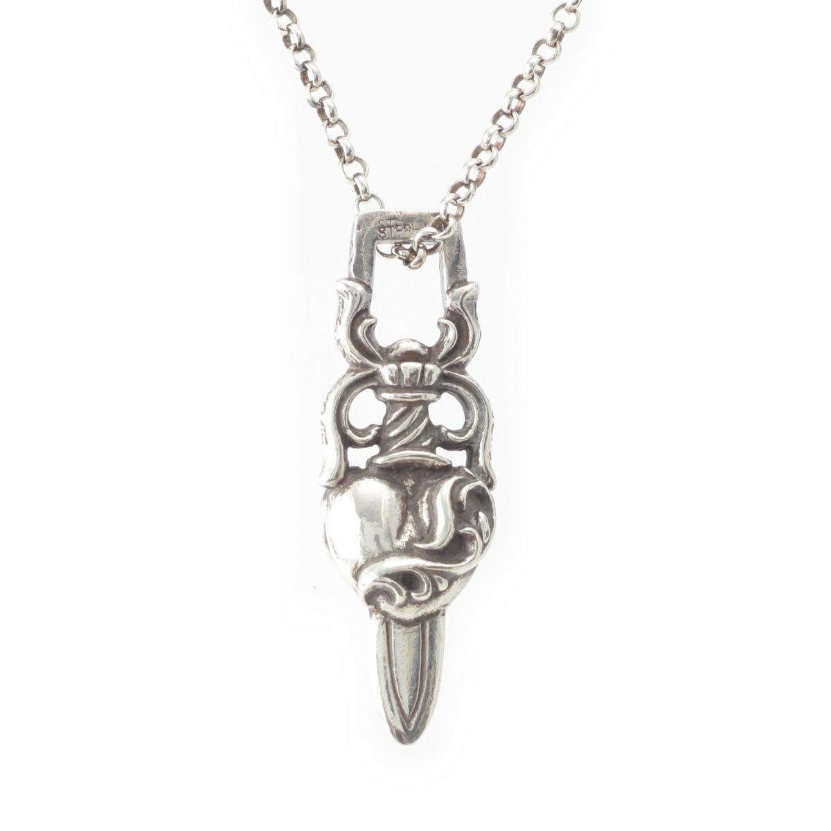 Chrome Hearts クロムハーツ サークルクロス ツインクロスネックレス