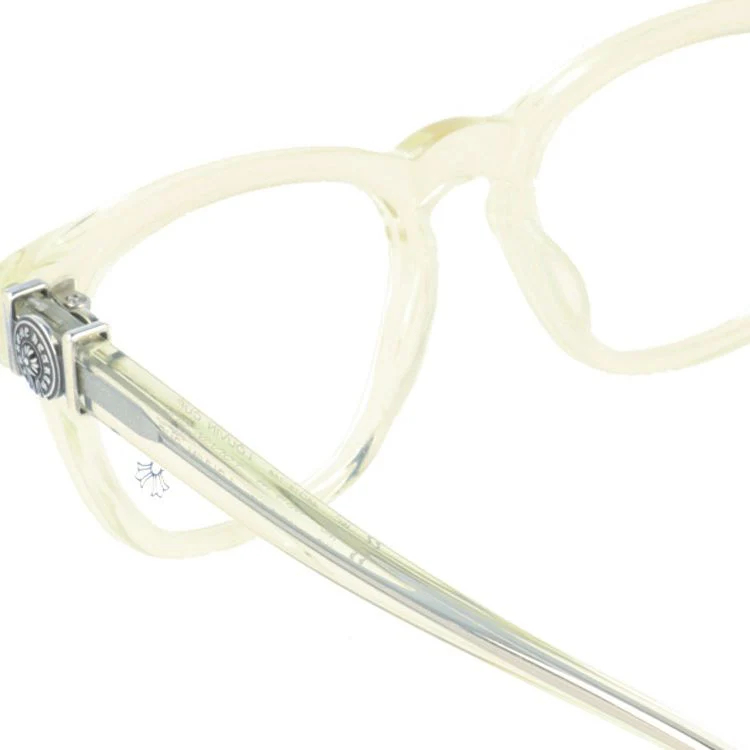 【Chrome Hearts】クロムハーツ メガネフレーム 伊達メガネ レギュラーフィット CHROME HEARTS LOUVIN CUP WC 48サイズ ウェリントン型 ユニセックス メンズ レディース