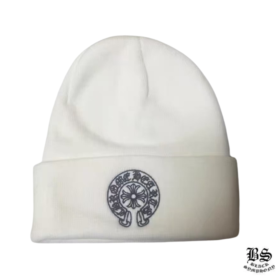 Chrome Hearts クロムハーツホワイト  ニット帽