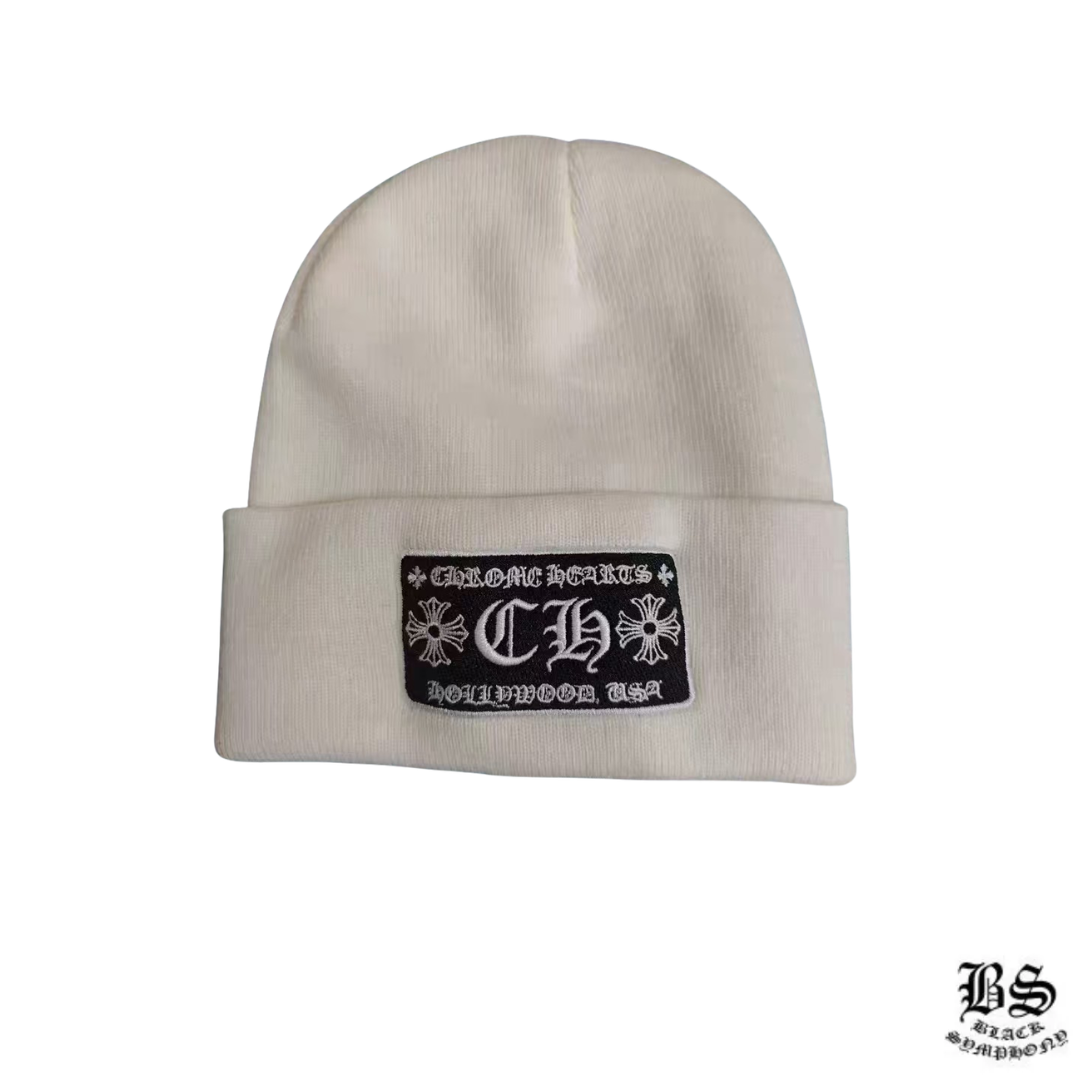 Chrome Hearts クロムハーツ  ホワイト  ニット帽