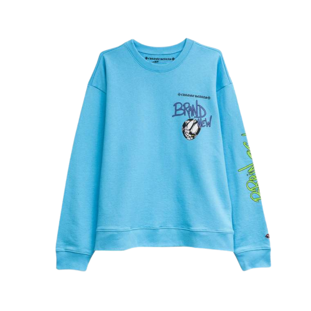 クロムハーツ CHROME HEARTS PPO BRAIN NEW SWTSHRT MATTY BOYブレインニュープリントスウェット