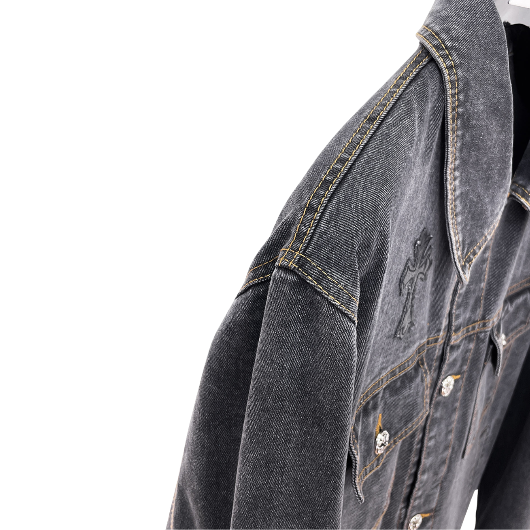 Chrome Hearts クロムハーツ 新作 デニムジャケット アウター ブルー/ブラック