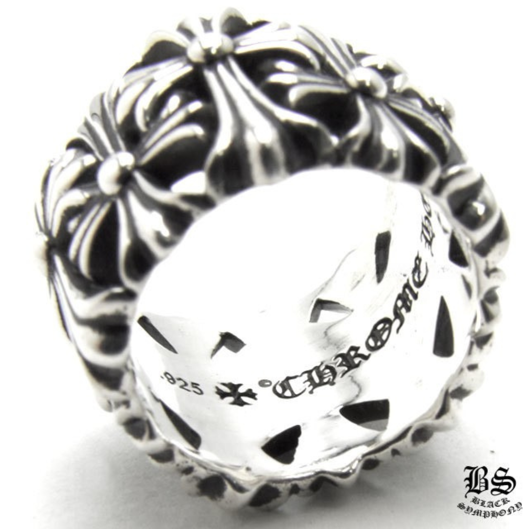 [Copy]【CHROME HEARTS/クロムハーツ】クロムハーツ ナローVバンドリング BSフレア