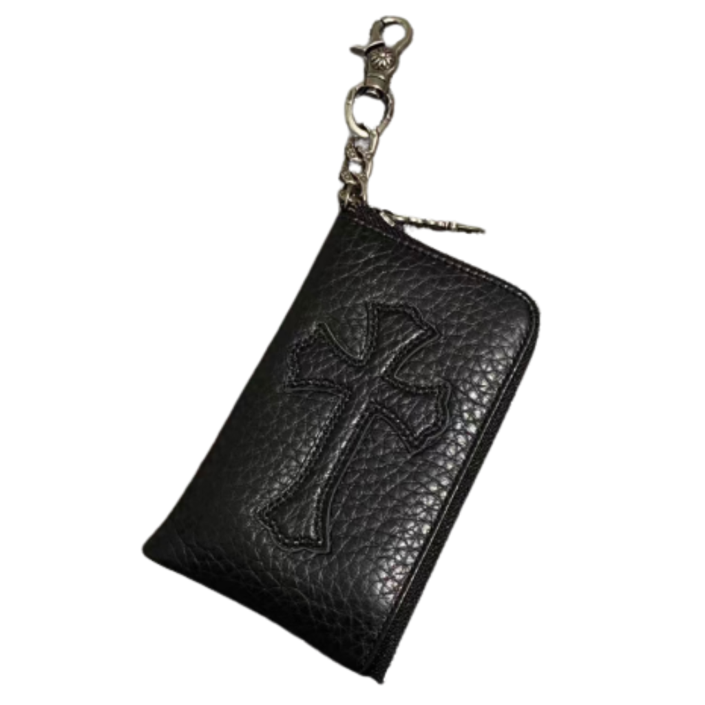 クロムハーツ タイニー ZIP 1セメタリークロスパッチ ウォレット