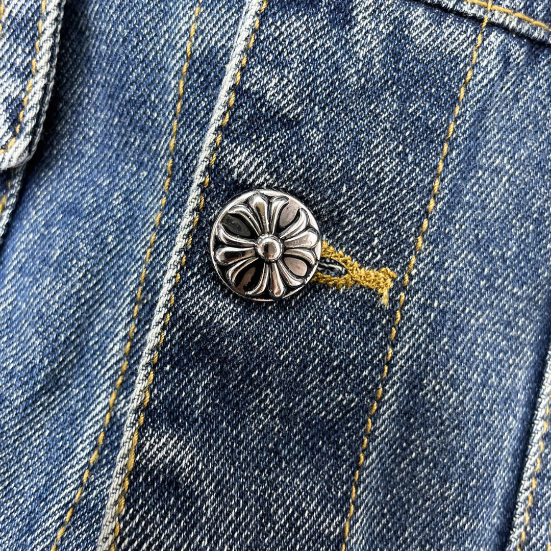 Chrome Hearts クロムハーツ 新作 デニムジャケット アウター ブルー/ブラック