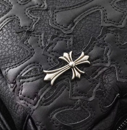 クロムハーツ【CHROMEHEARTS】 7th GRADEリュックサック/バックパック/セメタリークロスパッチ/レザー