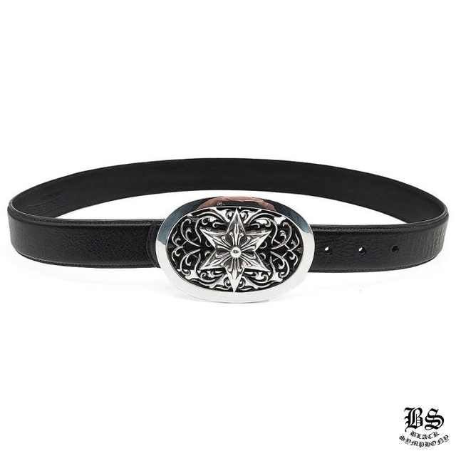 クロムハーツ シルバー オーバルスター ベルトバックル(ベルトなし)