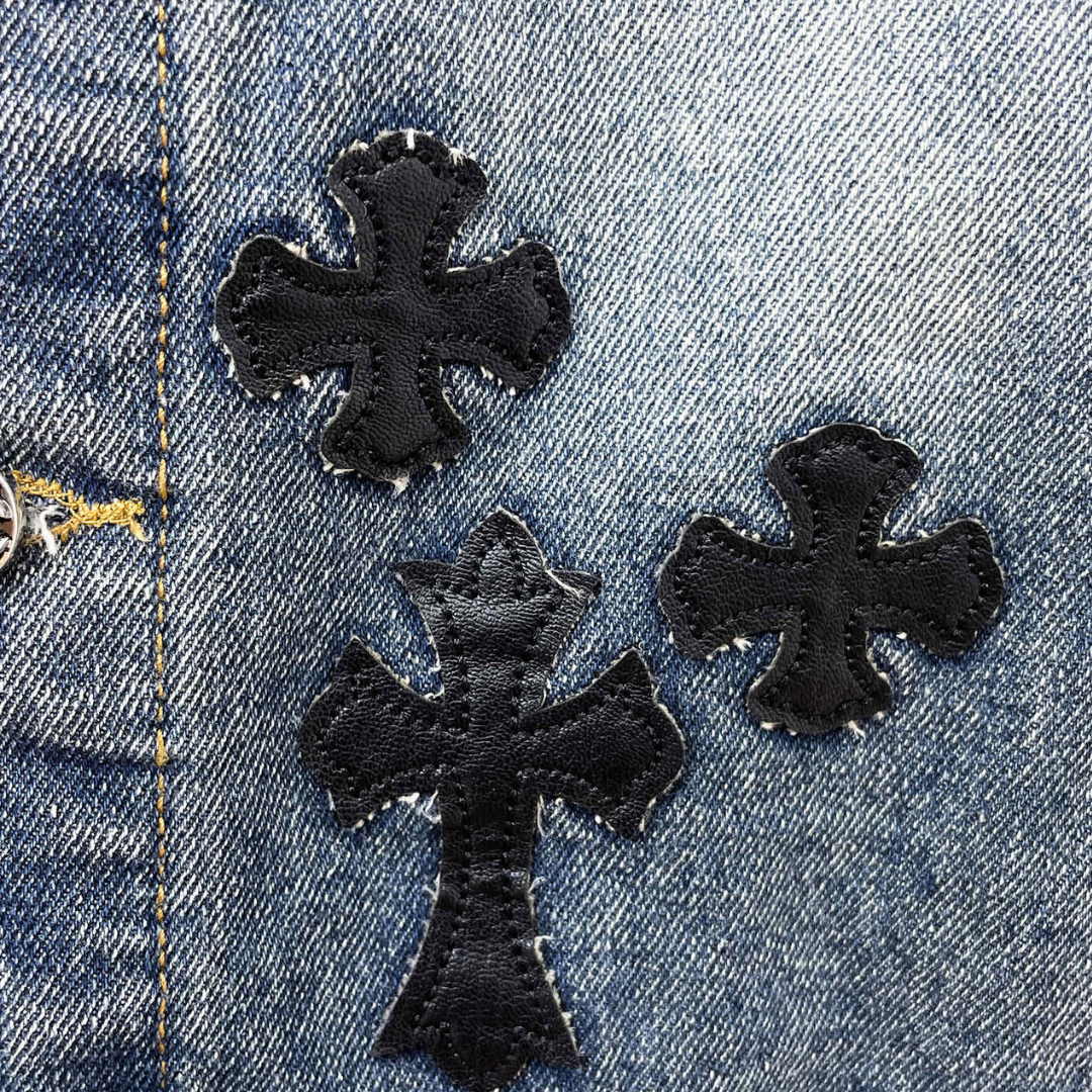 Chrome Hearts クロムハーツ 新作 デニムジャケット アウター ブルー/ブラック