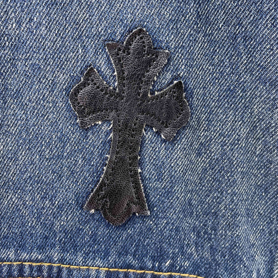 Chrome Hearts クロムハーツ 新作 デニムジャケット アウター ブルー/ブラック