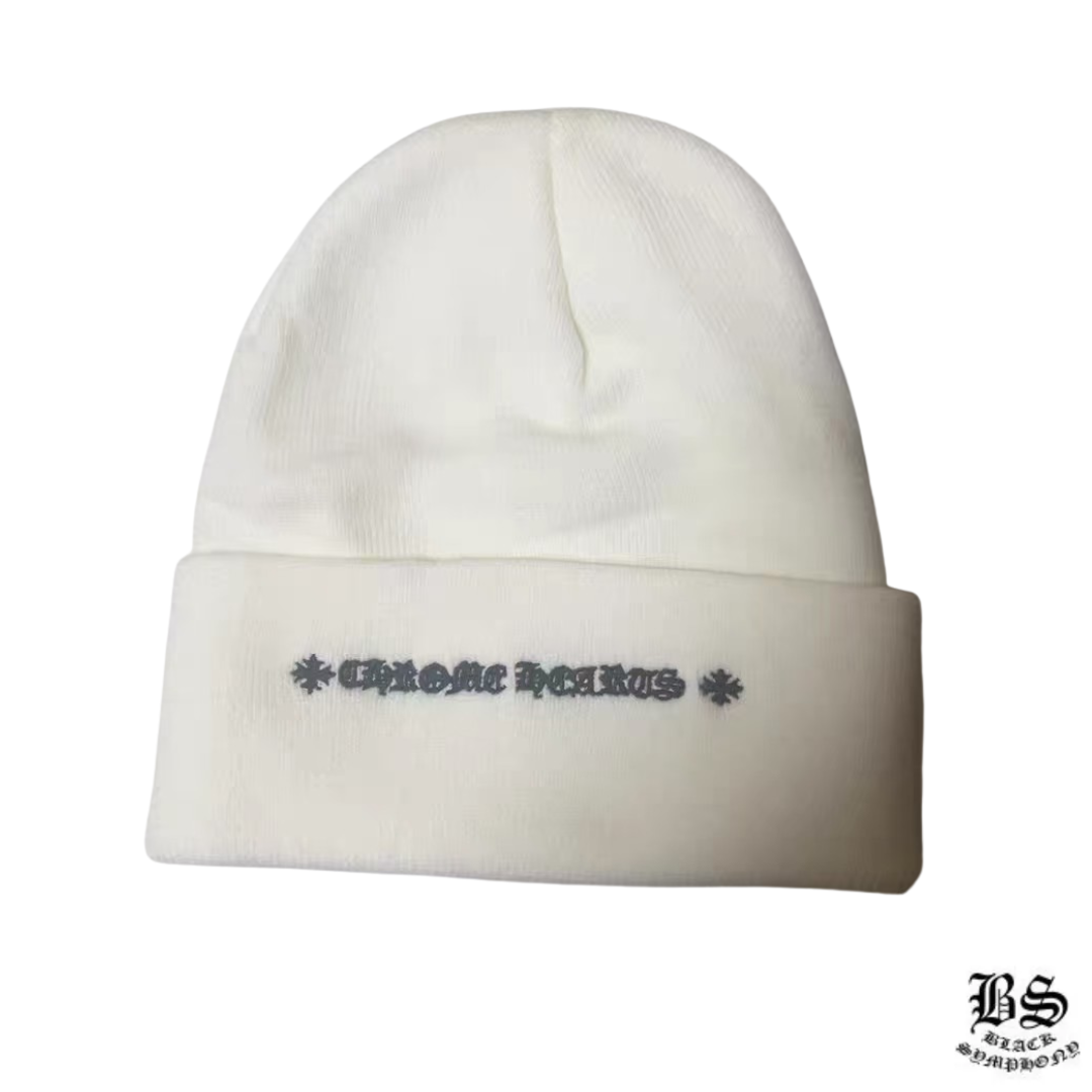 Chrome Hearts クロムハーツホワイト  ニット帽