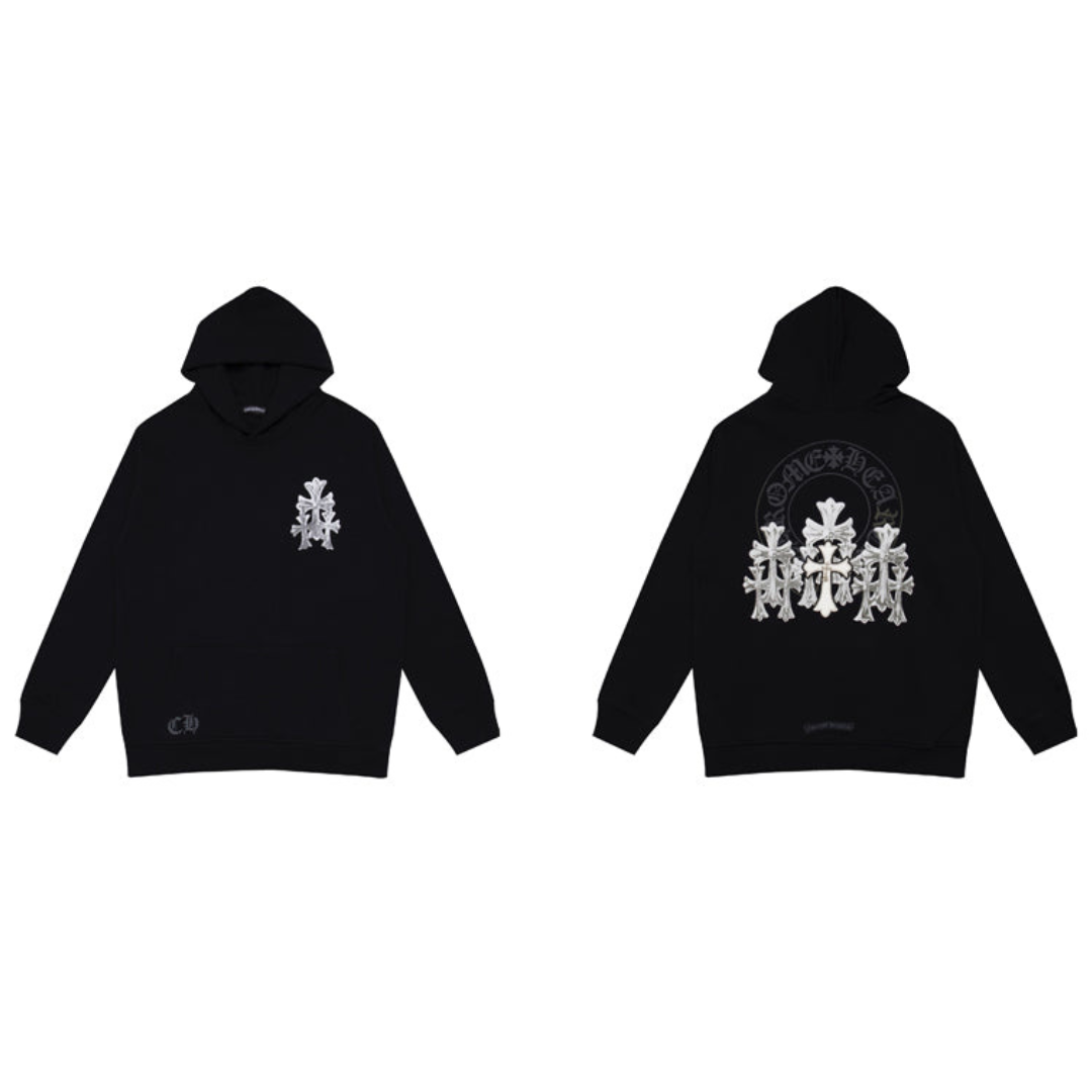 CHROME HEARTS クロムハーツ フローラルクロスパーカー（ジップアップ）