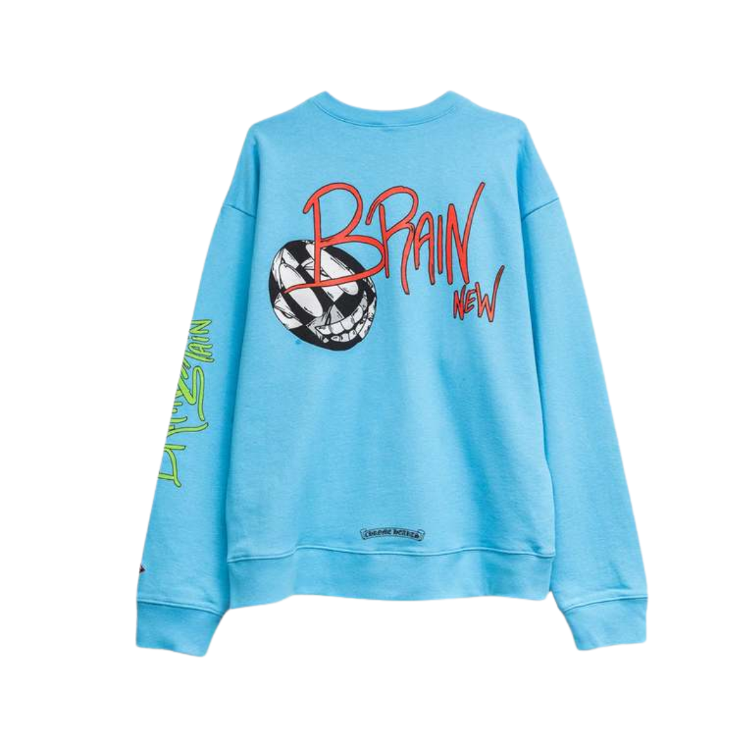 クロムハーツ CHROME HEARTS PPO BRAIN NEW SWTSHRT MATTY BOYブレインニュープリントスウェット