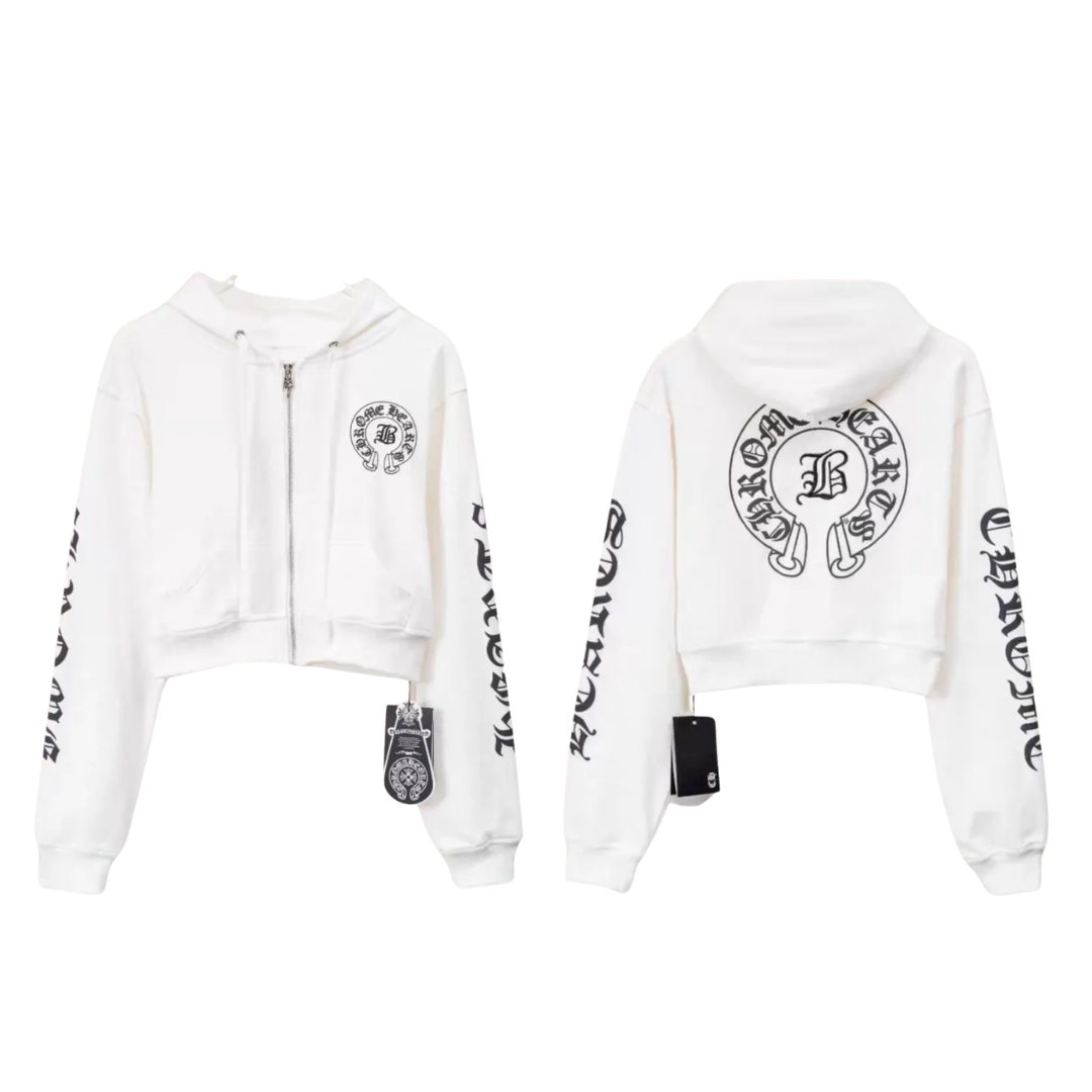 Chrome Hearts Cropped Hoodie​ 